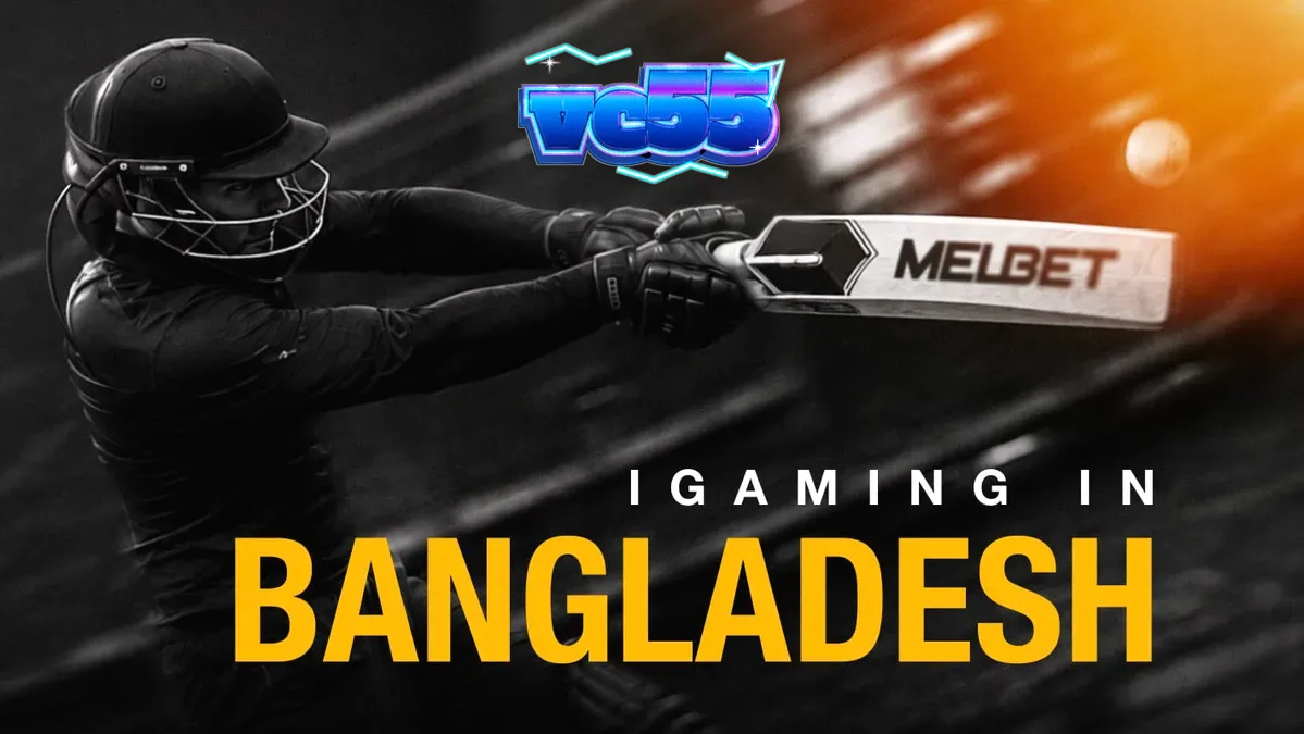 Pemandangan digital yang mencerminkan pertumbuhan pasar iGaming dan keterlibatan pengguna seluler di Bangladesh.
